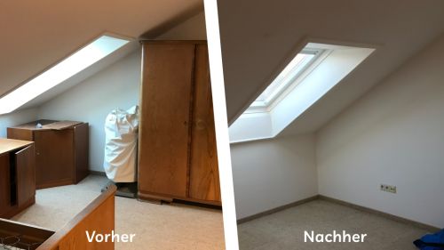Bild Vorher Nacher Entrümpelung Haus Joachim Hösch